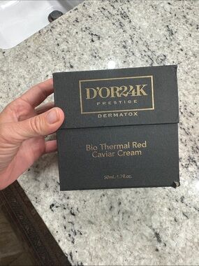 D'Or Skincare Black and Gold D'OR24K Prestige DermatoX Box